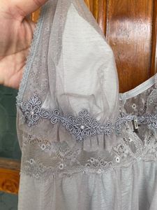 Lace Trim Sleep Dress