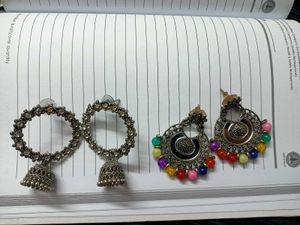 Earrings Jhumkas Set