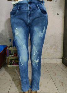 Ripped Denim Jeans