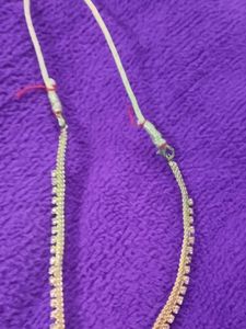 Gold Tone Rhinestone Necklace