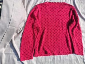 Red Knit Sweater