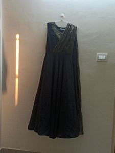 Maxi Dress For Party Wear Black
