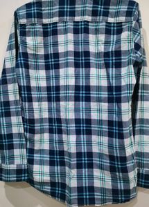 Stylish Blue Check Shirt