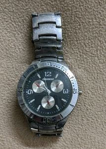 Men&#39;s Analogue Watch with Silver Strap