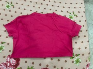 Hot Pink Crop Top