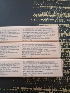Foundation By Swiss Beauty  Combo Of 3