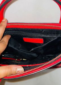 Allen Solly Big Brand Red Sling Bag Office