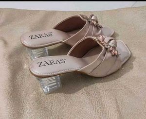 Zaras Heels with Jewel Detail