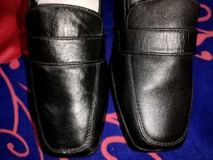 Xoleflex Black Leather Loafers