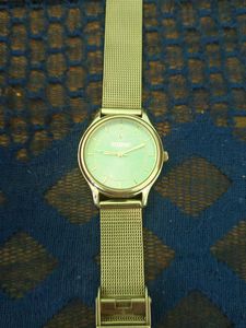 Stylish Light Blue Mesh Watch