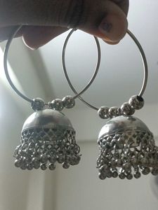 Hoop Jhumka Earrings