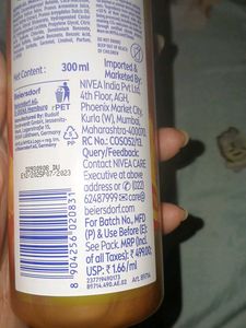 Nivea Bodywash Apricot, 300ml