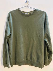 Olive Green T-shirt Full Sleeves For Men