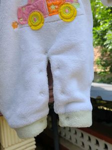 Vintage &#34;Big City&#34; Terry Cloth Baby Onesie