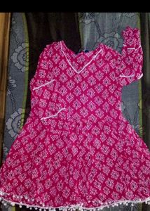 Pink Short Kurti