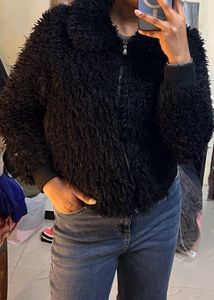 Black Fuzzy Jacket