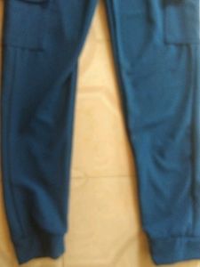 Navy Blue Cargo Sweatpants