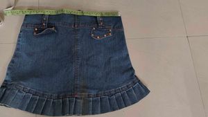Denim Mini Skirt