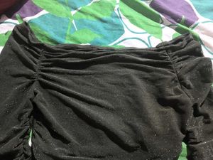 Olive Green Crop Top