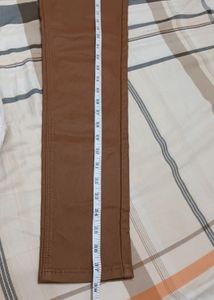 Leather Type Skinny Trouser