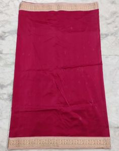Maroon Colour Banarasi Silk Saree