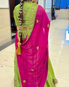 Beautiful Hand Work Fully Flairy Lehnaga