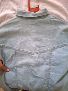 Pearl Embellished Denim Jacket