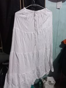 White Long Skirt
