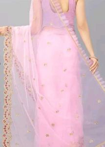 Pink Saree