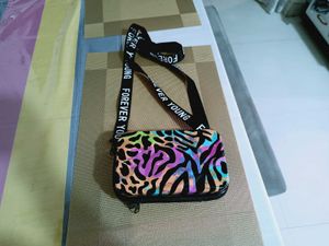 new Colorful Animal Print girls sling bag