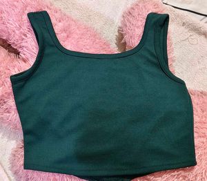 Green Corset Top