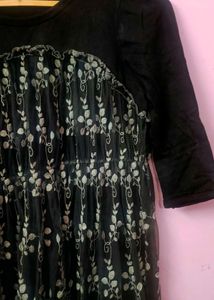 Beautiful  Net Embroiderd Dress