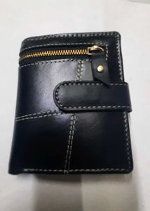 Mens  New Black Genuine Leather Wallet