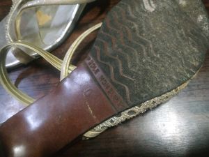 Silver Heel Sandals