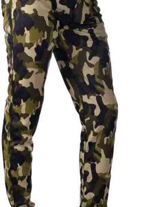 Military Print Trackpants - Brown