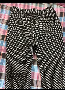 Black Cropped Trousers