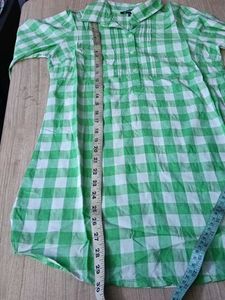 ✨Never Used ✨Allen Solly Green Checkered Top
