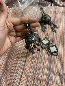 Statement Jhumka Earrings