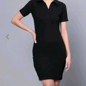 Little Black Polo Dress