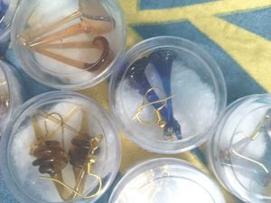 Product Name: Designer Glass Bead Earrings (Set of