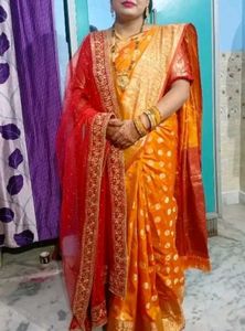 Elegant Yellow Saree