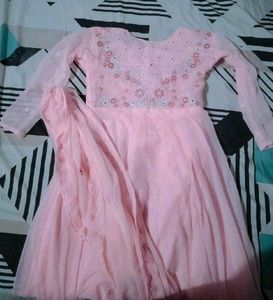 Elegant Pink Embroidered Kurta