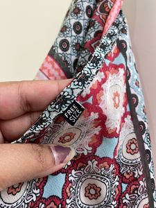 Kaftan Top And Wallet