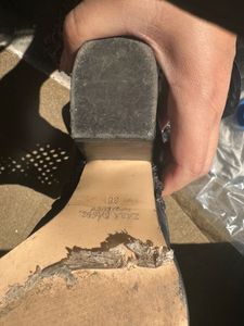 Zara Leather Woven Ankle Boots