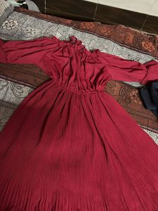 Its A Beautiful Red Midi Dress