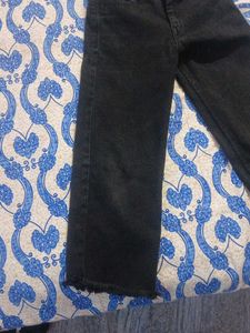 Black Straight Leg Jeans