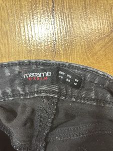 Black Denim Shorts