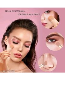 Cute Make-up Brushes Set Of 5 With Mirror