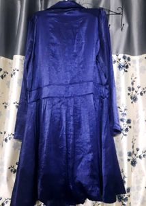 Korean Stylish Blue Shirt Dress