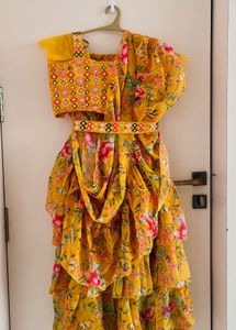 Indo Western Saree